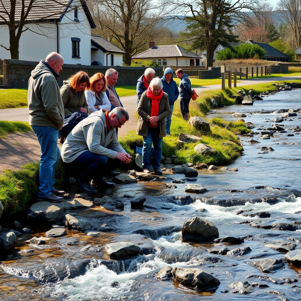 Villagers discover river health benefits at Gwent community event